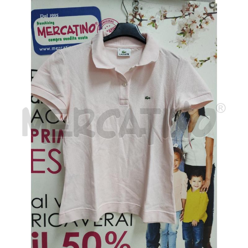 POLO DONNA BLU/ROSA LACOSTE | Mercatino dell'Usato Atripalda 1