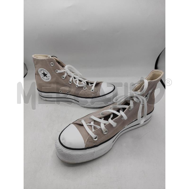 SCARPE DONNA BEIG TELA CONVERSE ALTE | Mercatino dell'Usato Atripalda 4