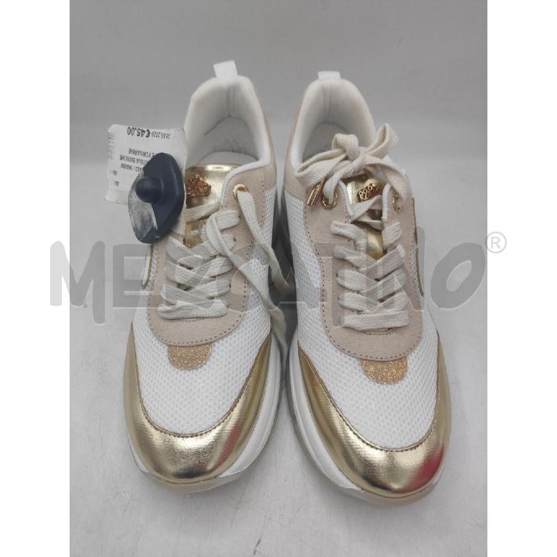 SCARPE DONNA BIANCHE DORATE FORNARINE | Mercatino dell'Usato Atripalda 1