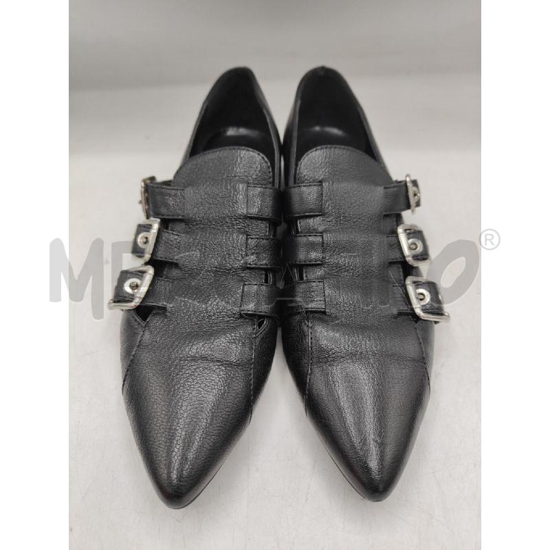 SCARPE DONNA NERE FIBBIE GUARDIANI | Mercatino dell'Usato Atripalda 1