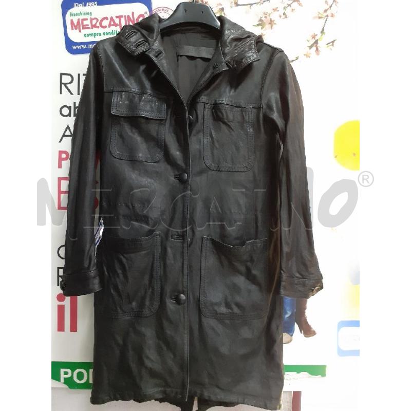 SPOLVERINO DONNA PELLE NERO THE | Mercatino dell'Usato Atripalda 1