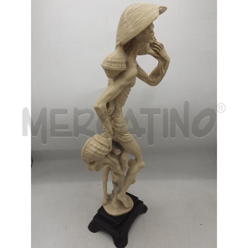 STATUA GIAPPONESE PESCATORE RESINA | Mercatino dell'Usato Atripalda 4
