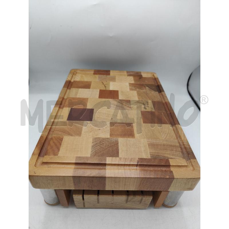 TAVOLINETTO BASE LEGNO CON COLTELLI | Mercatino dell'Usato Atripalda 4