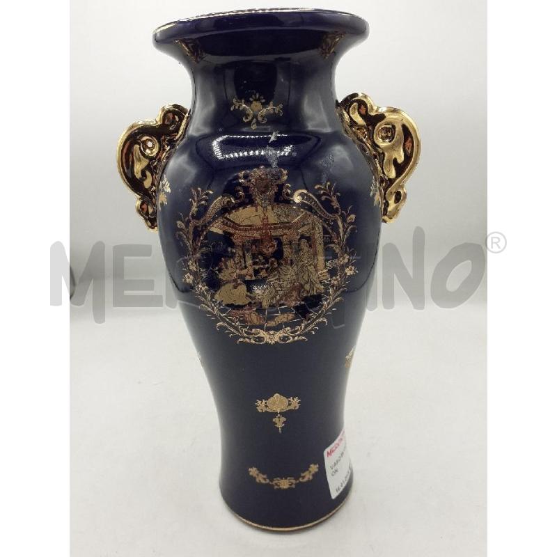 VASO BLUU DORATO LAGOON | Mercatino dell'Usato Atripalda 1