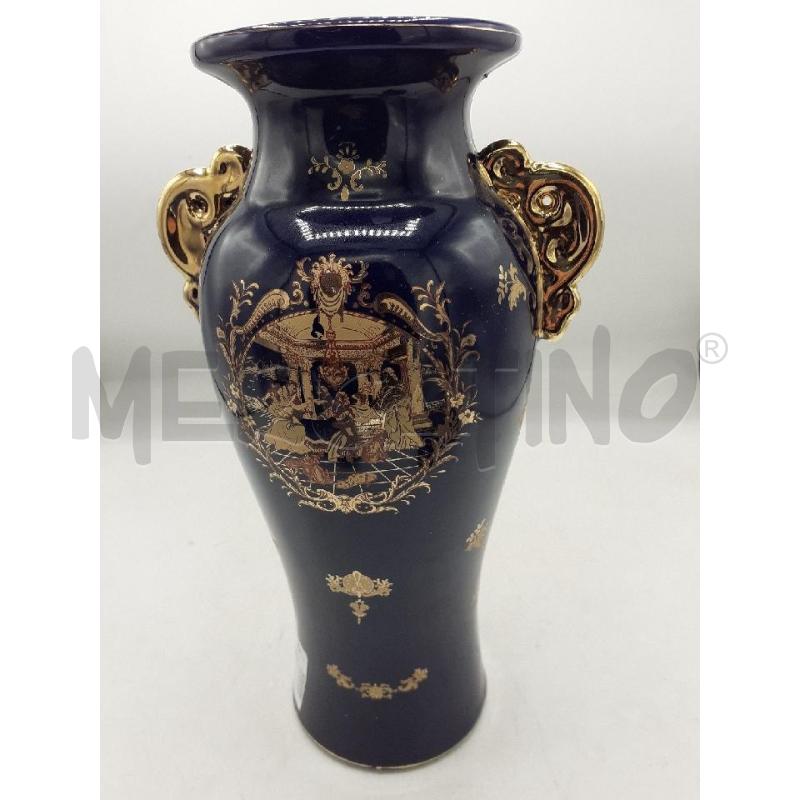 VASO BLUU DORATO LAGOON | Mercatino dell'Usato Atripalda 2