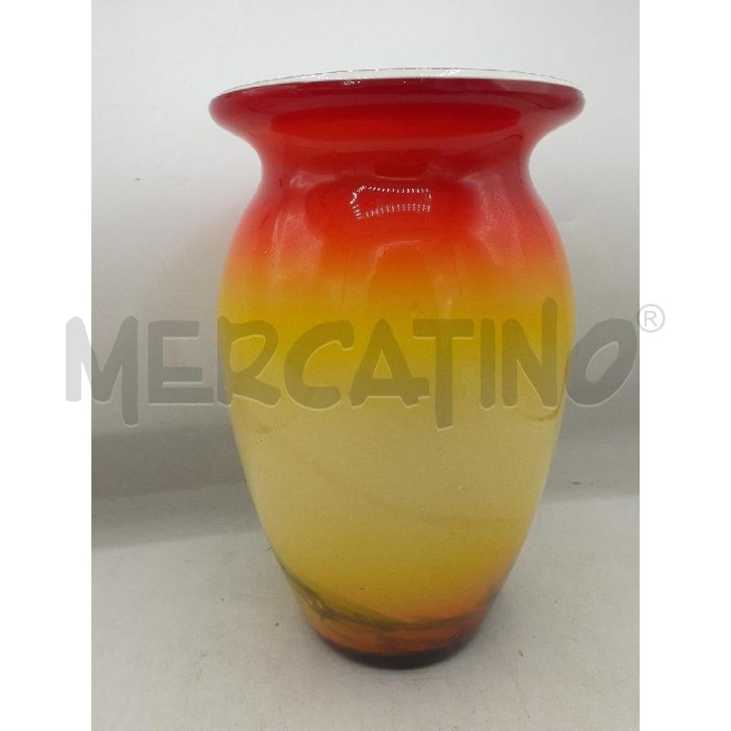 VASO COLOR VETRO BOLLICINE | Mercatino dell'Usato Atripalda 1