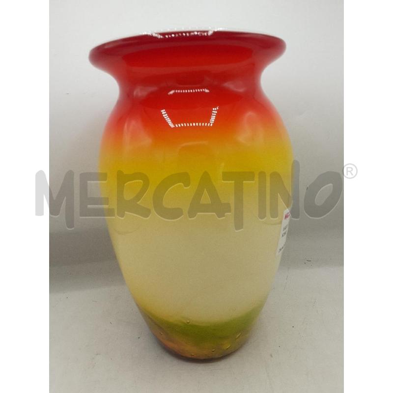 VASO COLOR VETRO BOLLICINE | Mercatino dell'Usato Atripalda 2