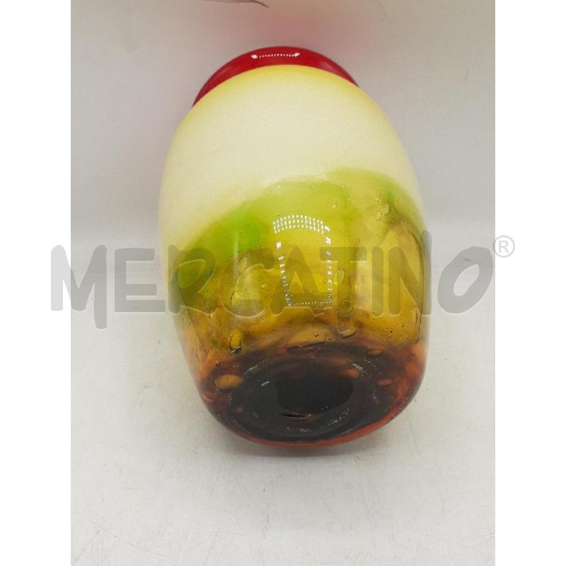 VASO COLOR VETRO BOLLICINE | Mercatino dell'Usato Atripalda 3