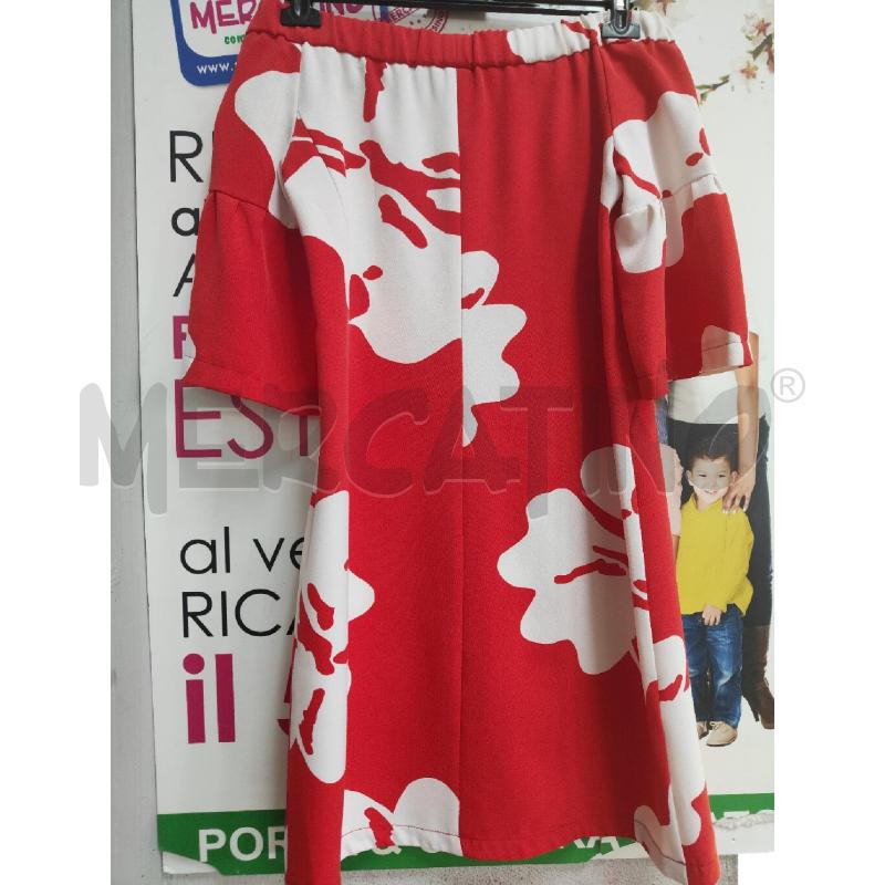 VESTITO DONNA BIANCO ROSSO EMME | Mercatino dell'Usato Atripalda 2