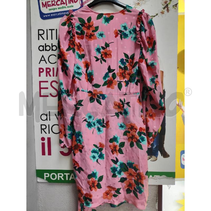 VESTITO DONNA ROSA FIORII ESSENTIAL | Mercatino dell'Usato Atripalda 2