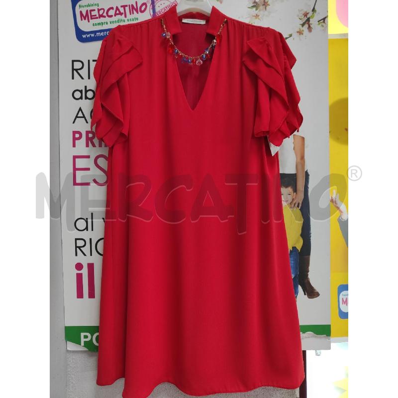 VESTITO DONNA ROSSO BIANCOGHIACCIO | Mercatino dell'Usato Atripalda 1