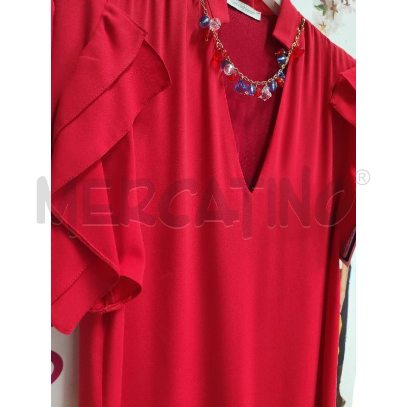 VESTITO DONNA ROSSO BIANCOGHIACCIO | Mercatino dell'Usato Atripalda 3