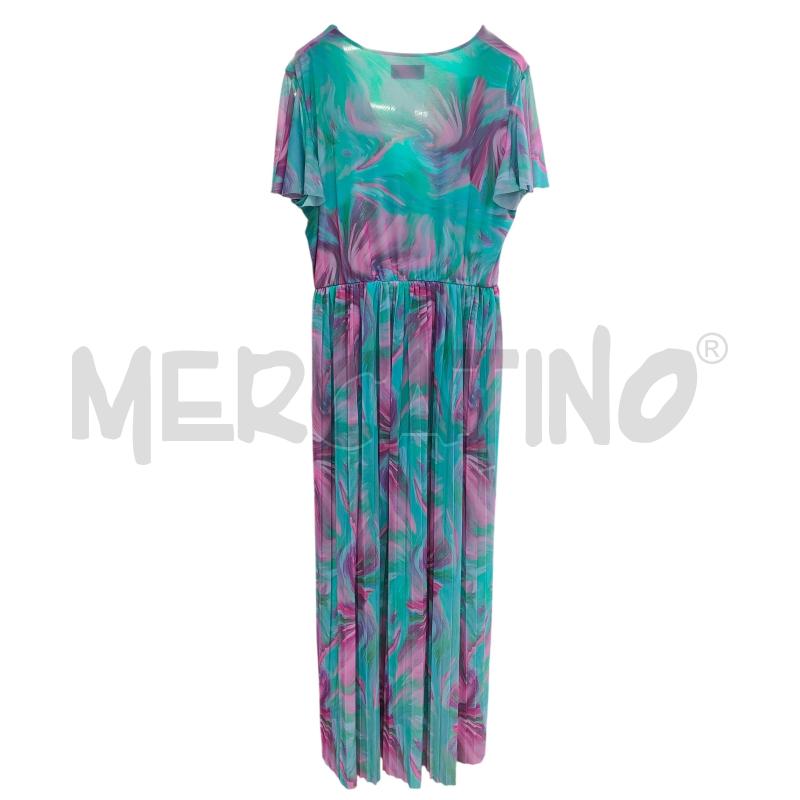 VESTITO DONNA VERDE FUCSIA FIORELLA RUBI | Mercatino dell'Usato Atripalda 2