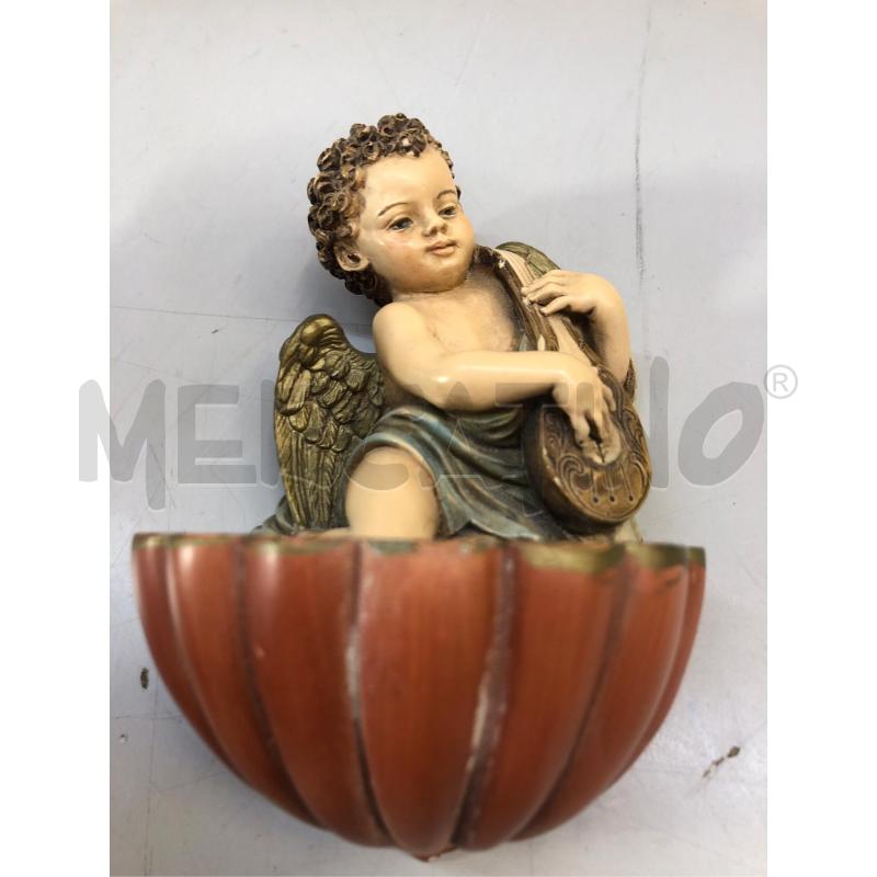 ACQUASANTIERA RESINA PUTTINO  | Mercatino dell'Usato Avellino 1