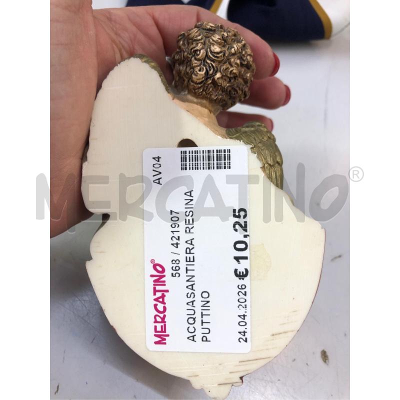 ACQUASANTIERA RESINA PUTTINO  | Mercatino dell'Usato Avellino 3