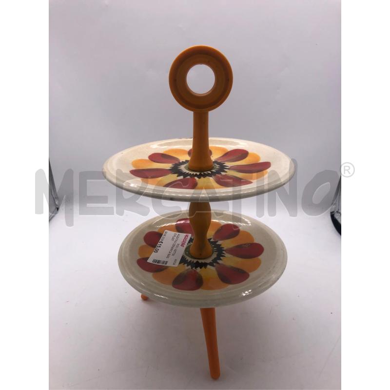 ALZATINA CERAMICA BASE PLAST  | Mercatino dell'Usato Avellino 2