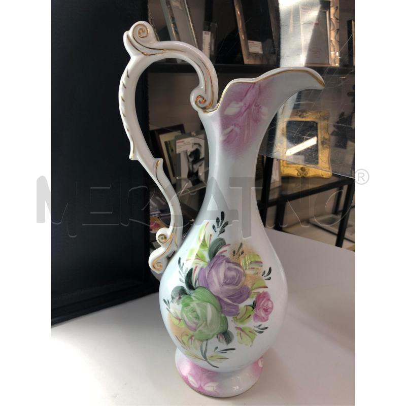 ANFORA CERAMICA DECORI FIORE | Mercatino dell'Usato Avellino 2