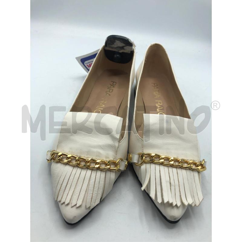 BALLERINA BIANCA BAFFO PUNTA PARAPA | Mercatino dell'Usato Avellino 1