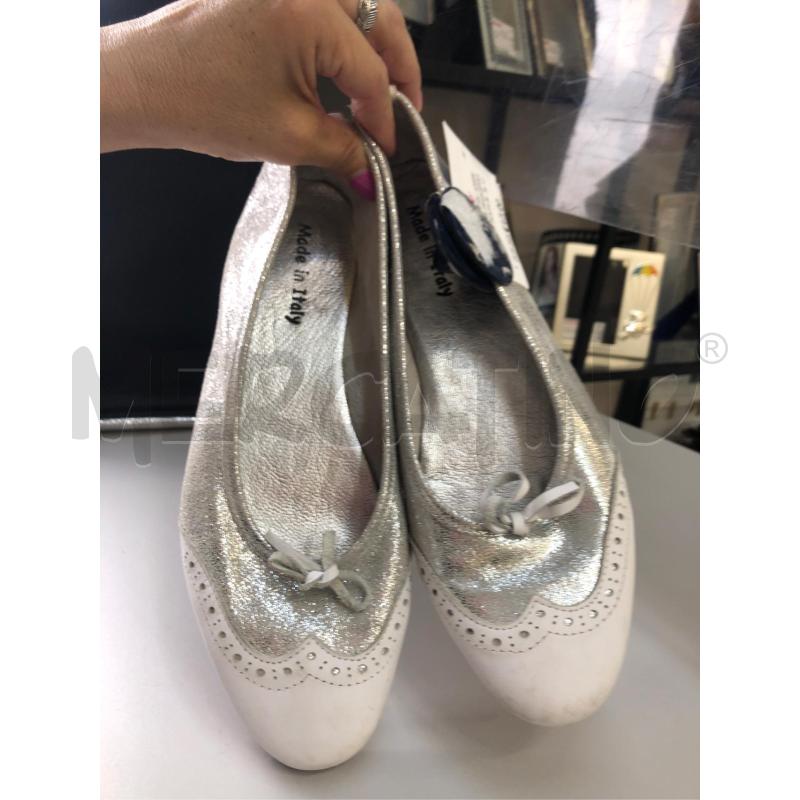 BALLERINA FRANCESINA GLITTER PUNTA BIANC  | Mercatino dell'Usato Avellino 4