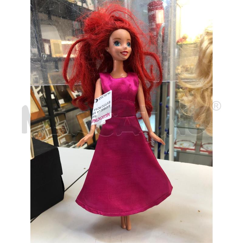 BARBIE LA SIRENETTA VESTITO ROSA  | Mercatino dell'Usato Avellino 1
