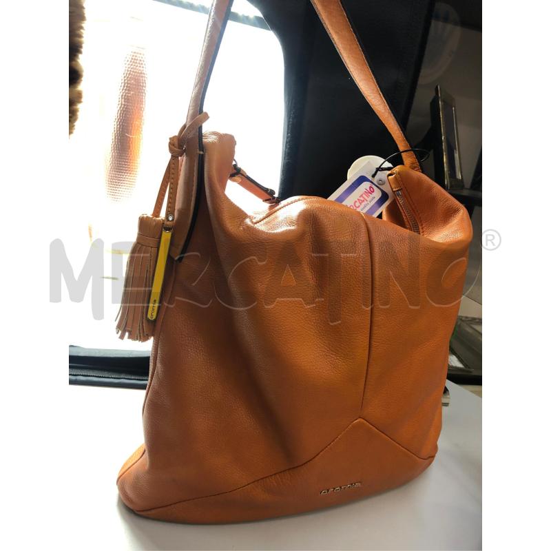 BORSA DONNA ARANCIO CROMIA PELLE | Mercatino dell'Usato Avellino 4