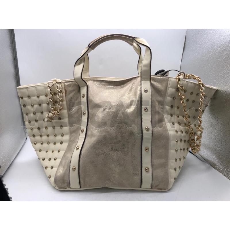 BORSA DONNA BEIGE BORCHIE INT MACULAT  | Mercatino dell'Usato Avellino 1