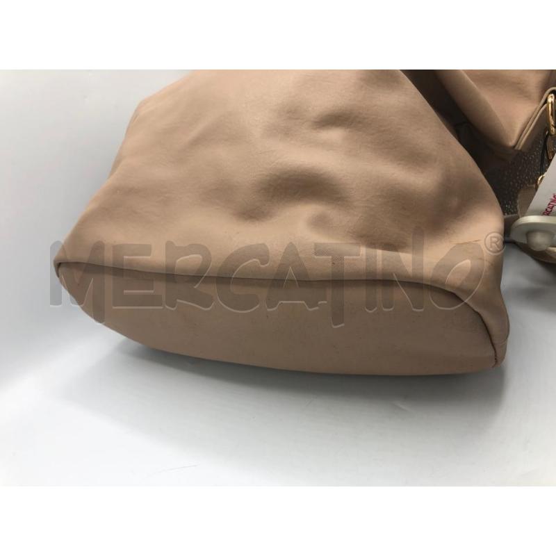 BORSA DONNA BEIGE CAMOMILLA MANICO CORDA | Mercatino dell'Usato Avellino 3