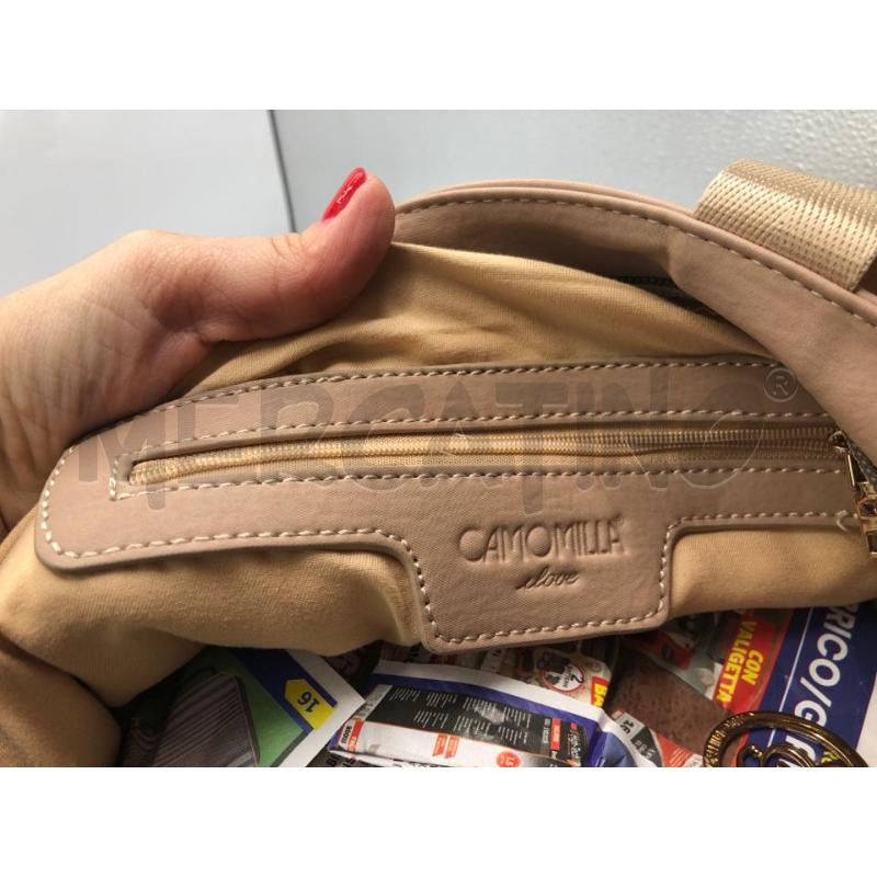 BORSA DONNA BEIGE CAMOMILLA MANICO CORDA | Mercatino dell'Usato Avellino 4