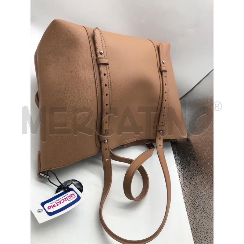 BORSA DONNA BEIGE FIORI CARPISA | Mercatino dell'Usato Avellino 3