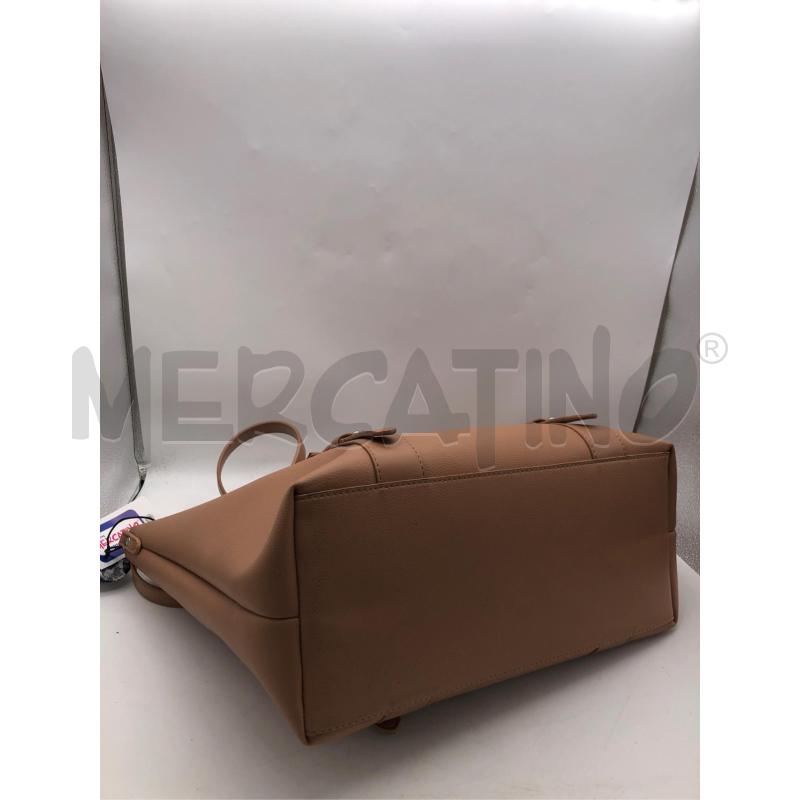 BORSA DONNA BEIGE FIORI CARPISA | Mercatino dell'Usato Avellino 4
