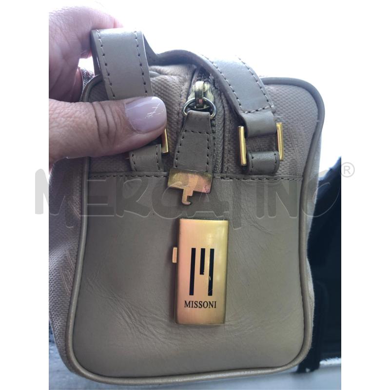 BORSA DONNA BEIGE MISSONI  | Mercatino dell'Usato Avellino 2