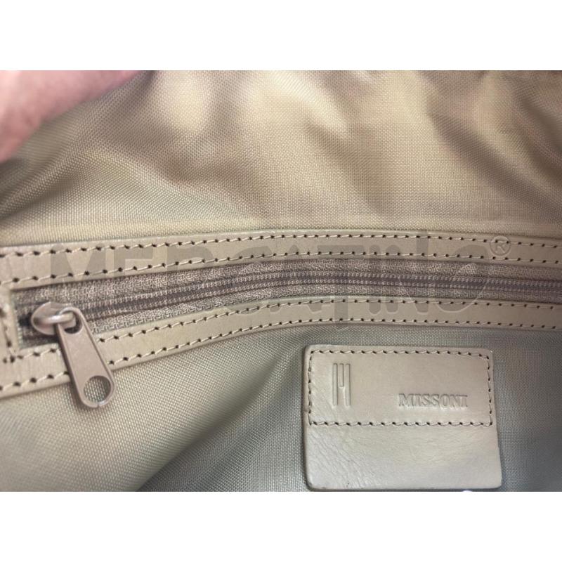 BORSA DONNA BEIGE MISSONI  | Mercatino dell'Usato Avellino 4