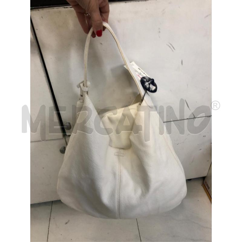 BORSA DONNA BIANCO PIU BORS EC PEL | Mercatino dell'Usato Avellino 3
