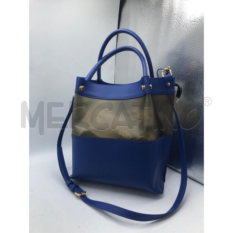 BORSA DONNA BLU AUTORE SECCHIELLO  | Mercatino dell'Usato Avellino 1