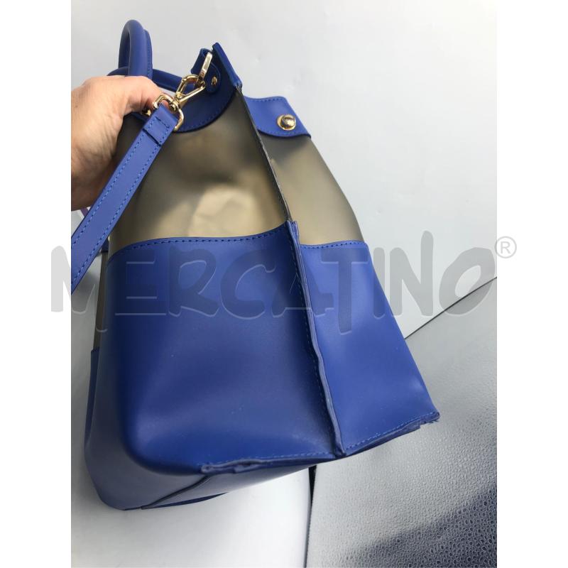 BORSA DONNA BLU AUTORE SECCHIELLO  | Mercatino dell'Usato Avellino 4