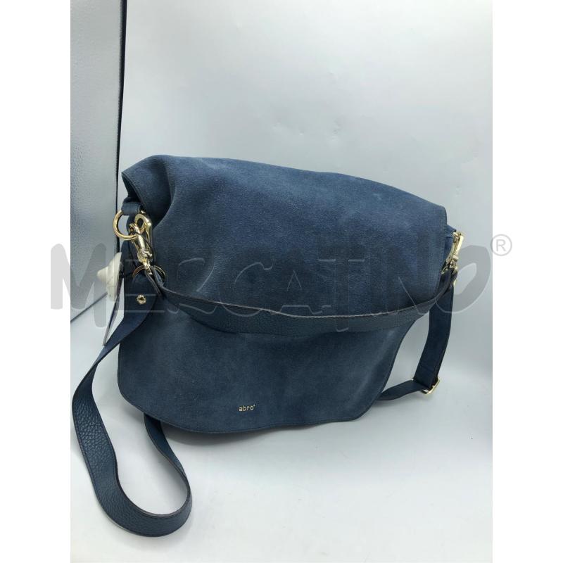 BORSA DONNA BLU CAMOSC ABRÒ  | Mercatino dell'Usato Avellino 1
