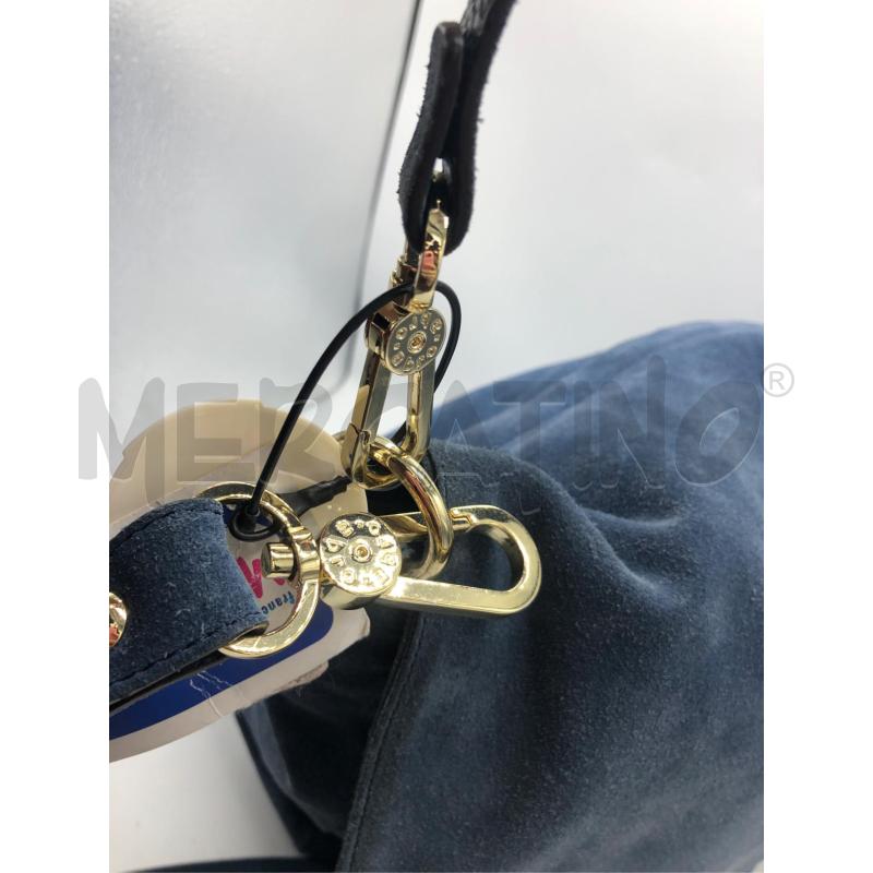 BORSA DONNA BLU CAMOSC ABRÒ  | Mercatino dell'Usato Avellino 2