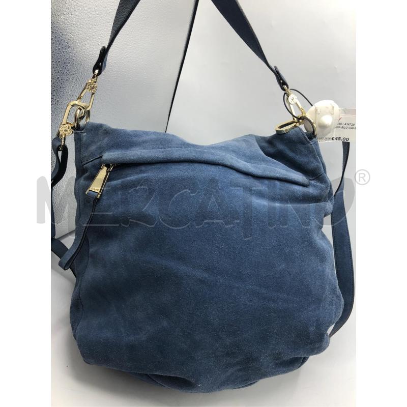 BORSA DONNA BLU CAMOSC ABRÒ  | Mercatino dell'Usato Avellino 3