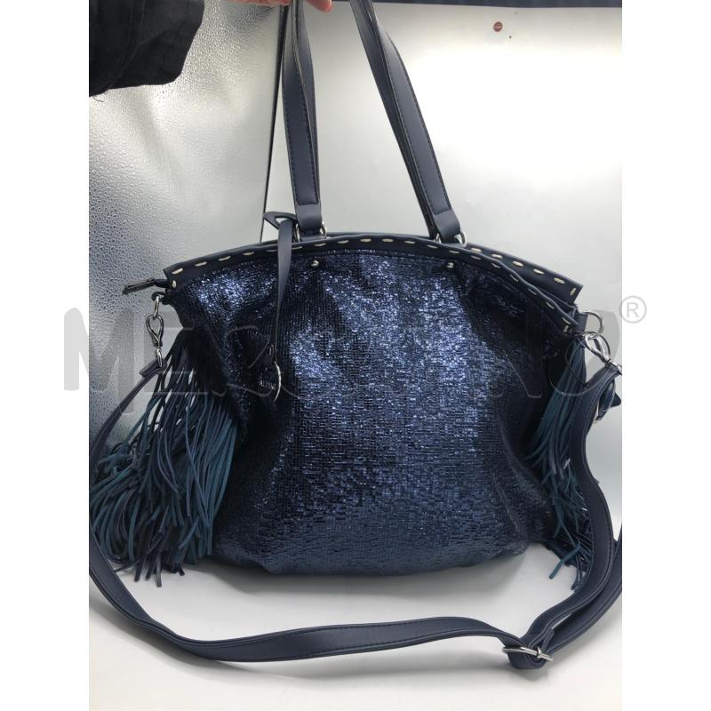 BORSA DONNA BLU FRANCE PAILLETTES  | Mercatino dell'Usato Avellino 1