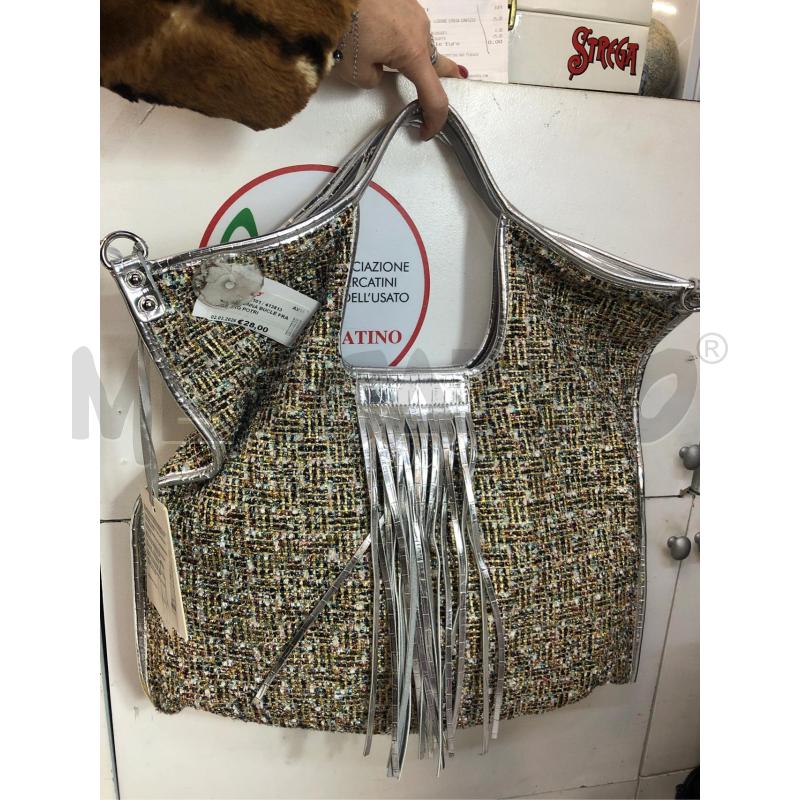 BORSA DONNA BUCLÈ FRANGE ARG POTRI  | Mercatino dell'Usato Avellino 1