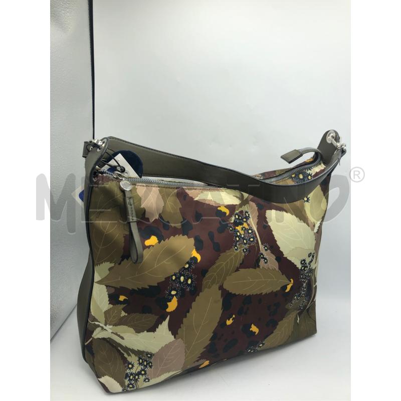 BORSA DONNA CARPISA VERDE FOGLIE   | Mercatino dell'Usato Avellino 1