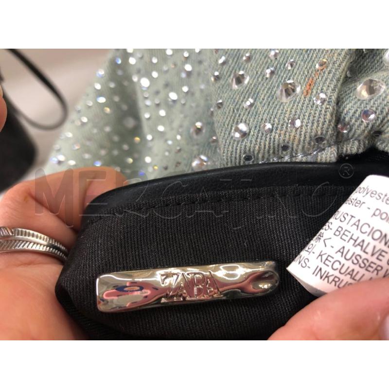 BORSA DONNA CERCHIO JEANS/GIALLA | Mercatino dell'Usato Avellino 3