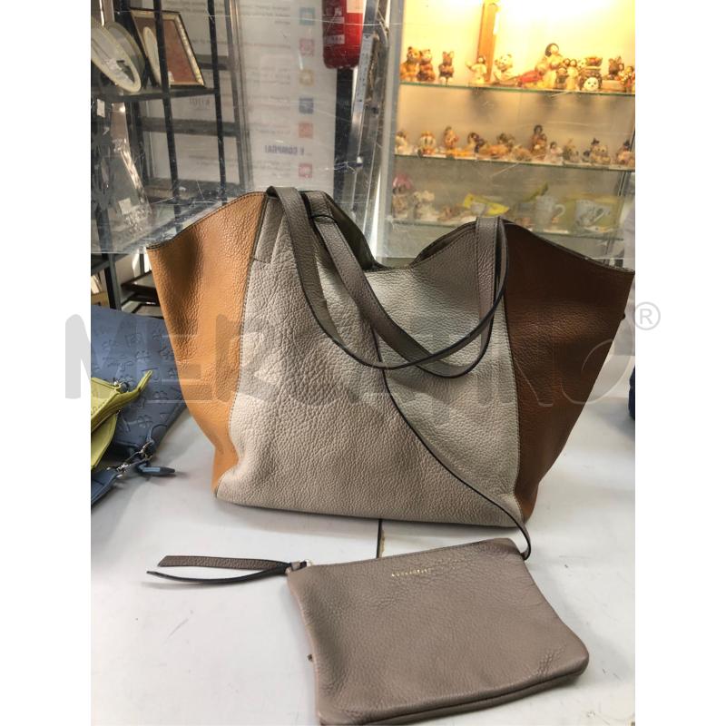 BORSA DONNA COCCINELLA PELLE BEIGI GIALLA MARR PIU BOR | Mercatino dell'Usato Avellino 2