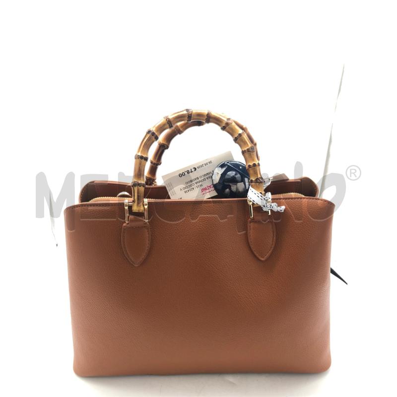BORSA DONNA COCCIO V 73 MANICO BAMBOO | Mercatino dell'Usato Avellino 3