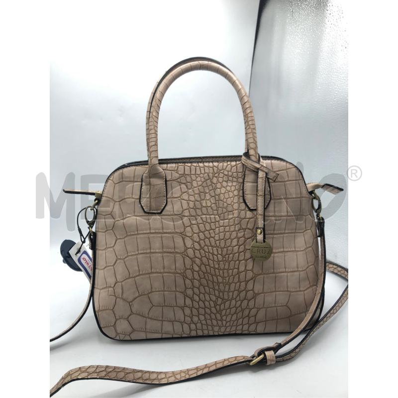 BORSA DONNA COCCO BEIGE CRUZ CARPISA | Mercatino dell'Usato Avellino 1
