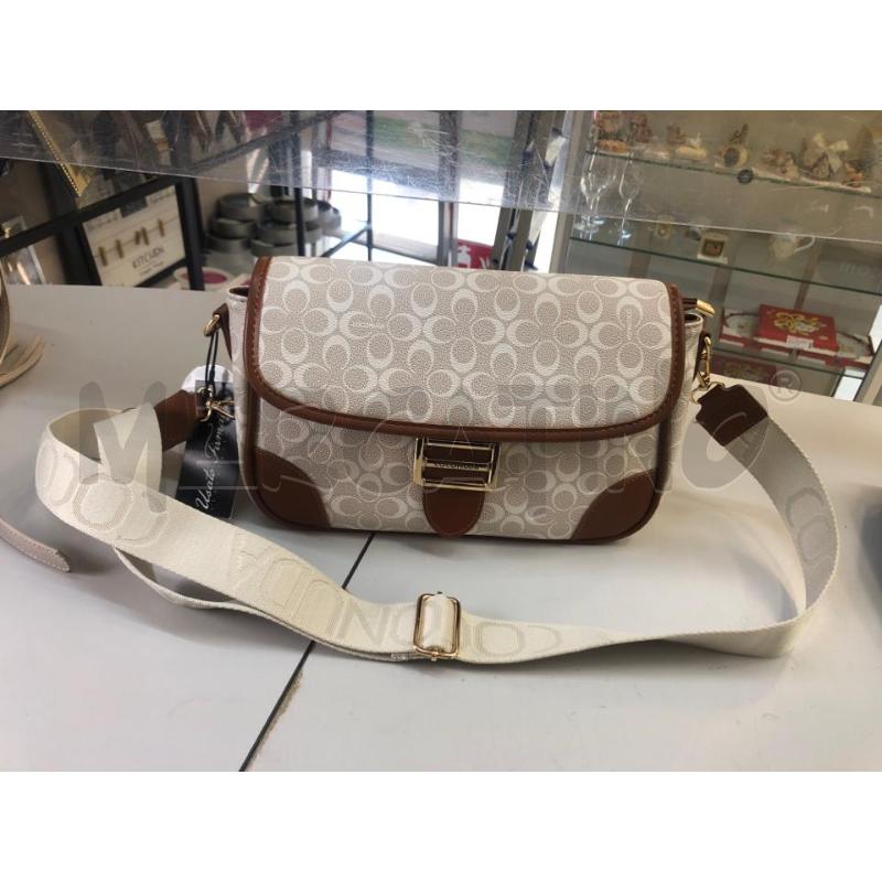 BORSA DONNA COCONUDA BEIGE BIANCA  | Mercatino dell'Usato Avellino 1