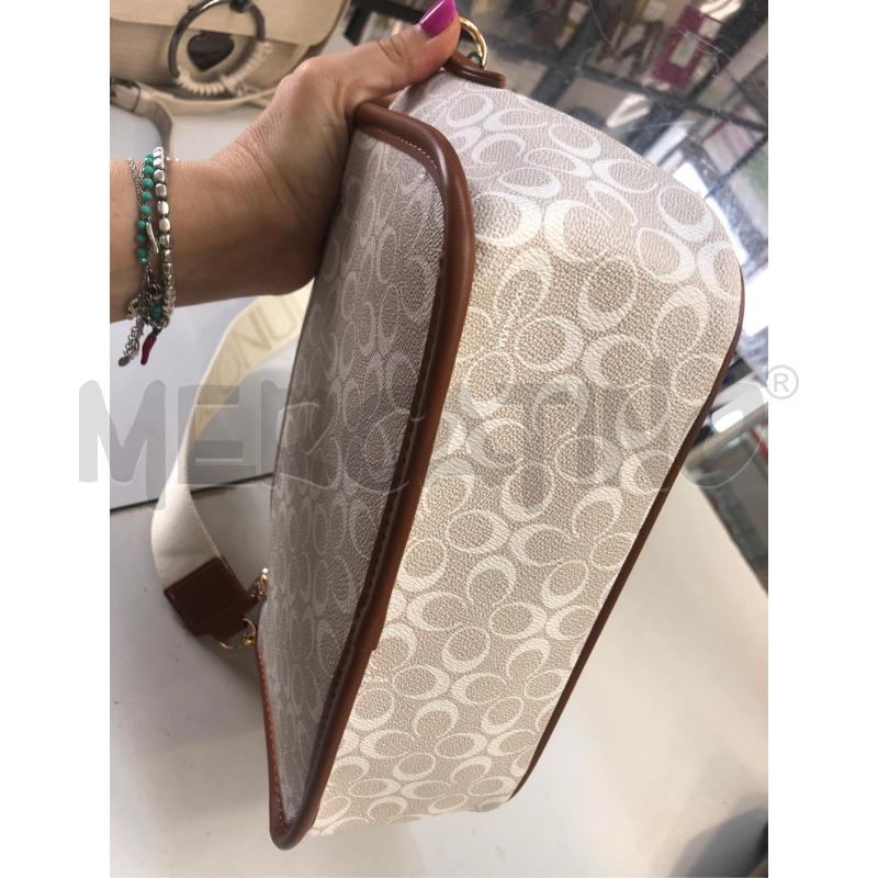 BORSA DONNA COCONUDA BEIGE BIANCA  | Mercatino dell'Usato Avellino 3