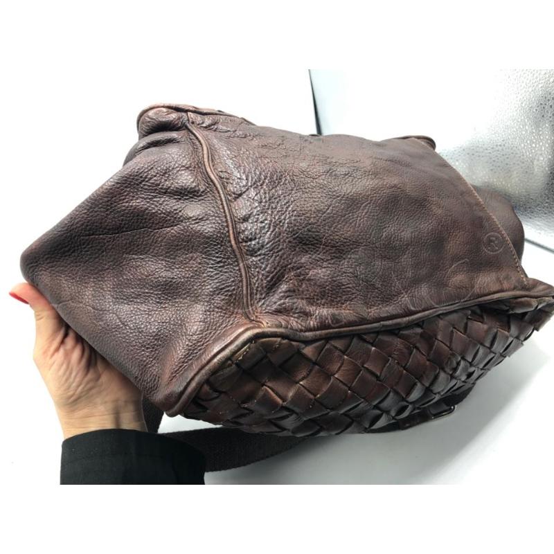 BORSA DONNA CUOIO CANESTRINO STISTERS  | Mercatino dell'Usato Avellino 3