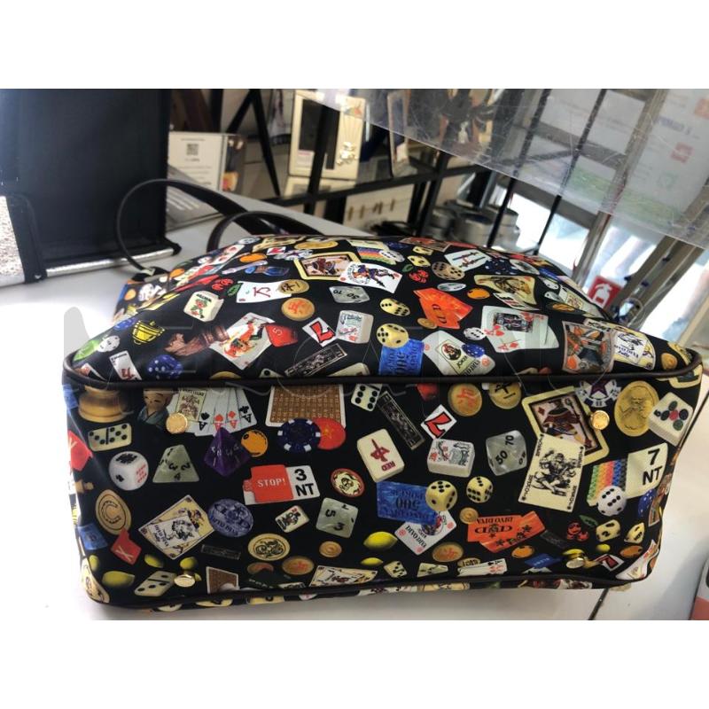 BORSA DONNA DIVO DIVA NERA FAN CARTE DA GIOCO  | Mercatino dell'Usato Avellino 3