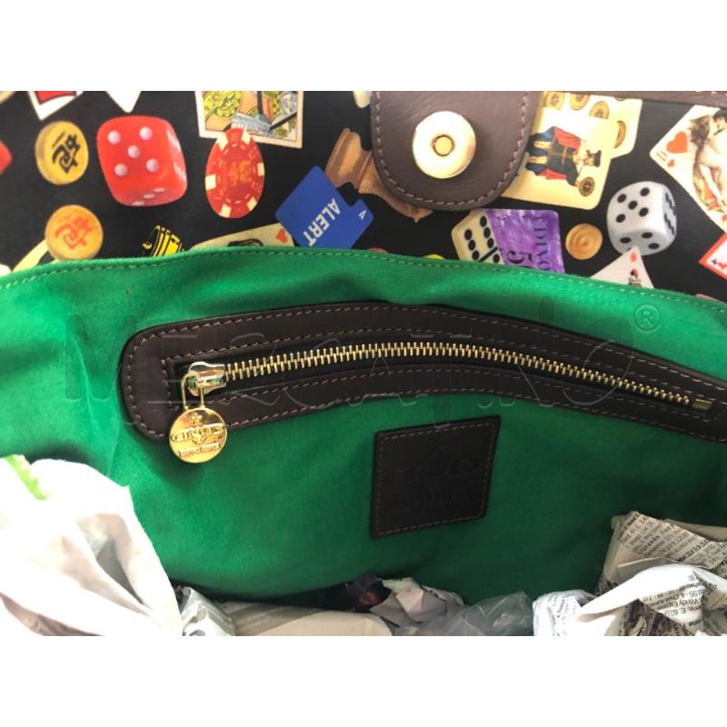 BORSA DONNA DIVO DIVA NERA FAN CARTE DA GIOCO  | Mercatino dell'Usato Avellino 5